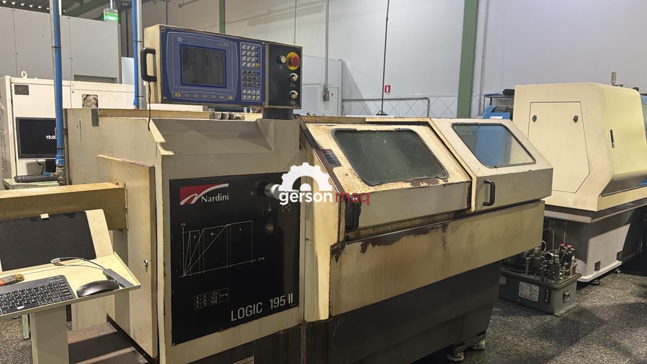 TORNO CNC LOGIC 195 II ANO 2009 - TORRE - COMANDO MCS
